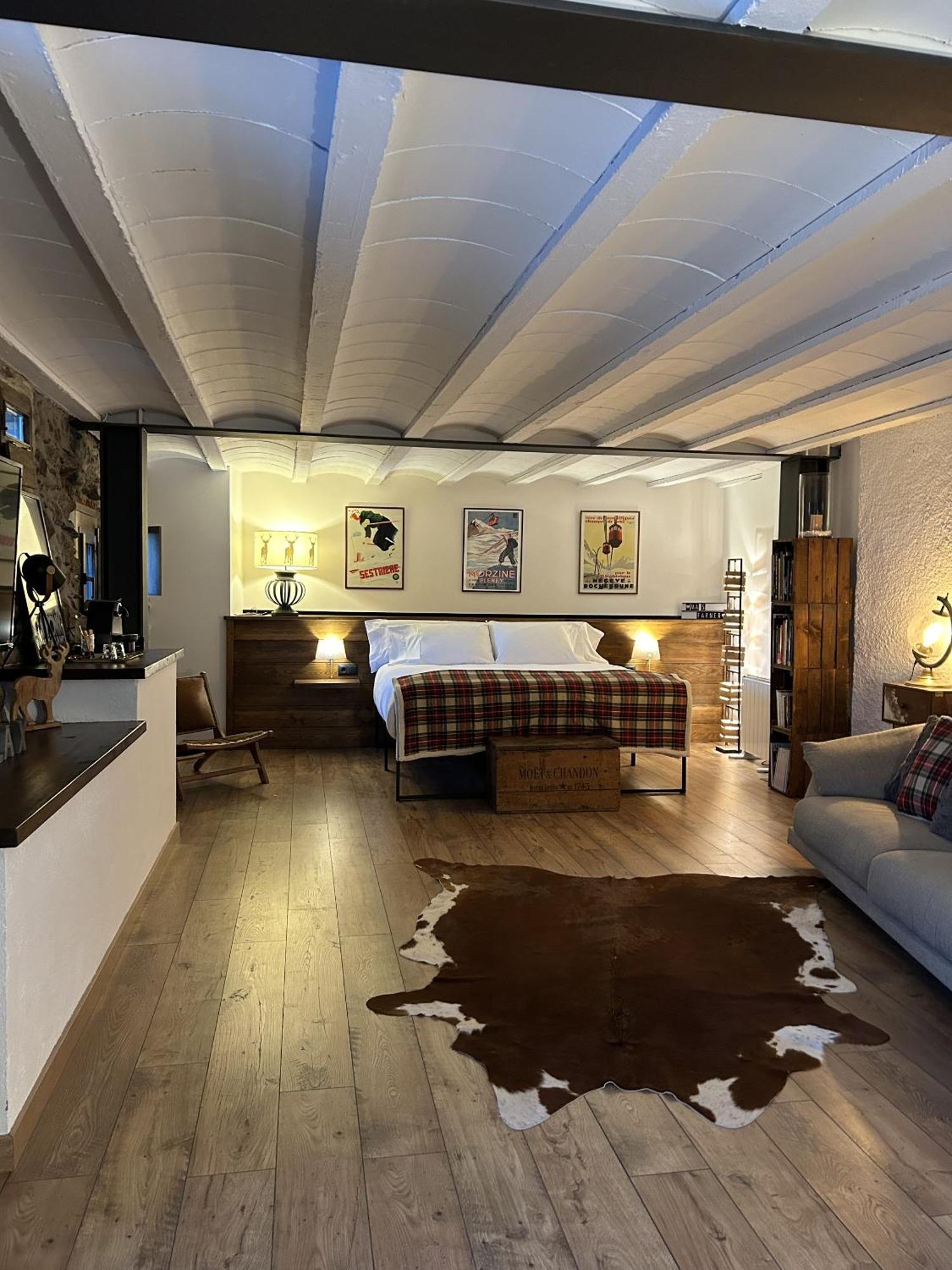 Bed and Breakfast Mas Farner - Adults Only Llivia Habitación foto